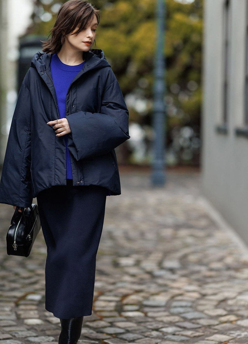 輕柔喀什米爾混紡圓領上衣